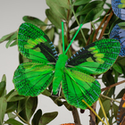Бабочка для декора и флористики, на прищепке, пластиковая, микс, 1 шт., 8 см - Фото 3