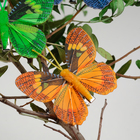 Бабочка для декора и флористики, на прищепке, пластиковая, микс, 1 шт., 8 см - Фото 4