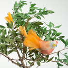 Птичка для декора и флористики, на проволоке, МИКС, пластиковая, 1шт., 8 х 8 см - фото 8890627
