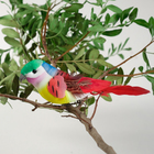 Птичка для декора и флористики, на прищепке, МИКС, пластиковая, 1шт., 8 х 8 см - Фото 2