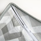 Органайзер для хранения белья «Зигзаг», 8 отделений, 29×14×10 см , цвет серый - Фото 4