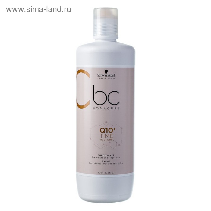 Кондиционер для волос Schwarzkopf Professional BC Q10 Time Restore, 1000 мл - Фото 1