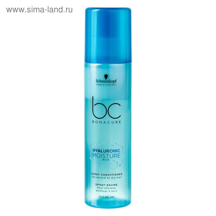 Спрей-кондиционер для волос Schwarzkopf Professional BC Hyaluronic Moisture Kick, 200 мл - Фото 1