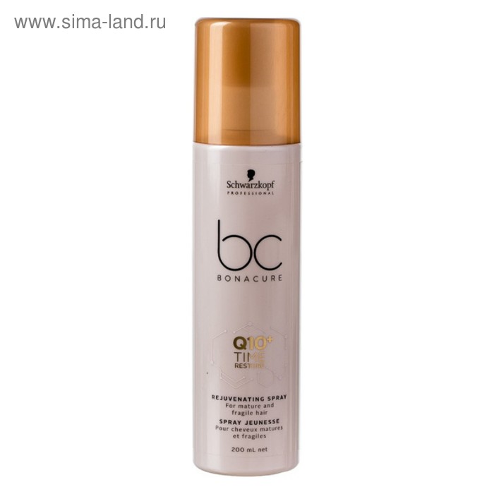 Спрей-кондиционер для волос Schwarzkopf Professional BC Q10 Time Restore, 200 мл - Фото 1