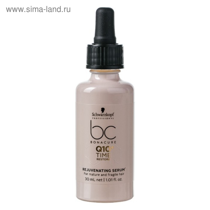 Сыворотка для волос Schwarzkopf Professional BC Q10 Time Restore, 30 мл - Фото 1