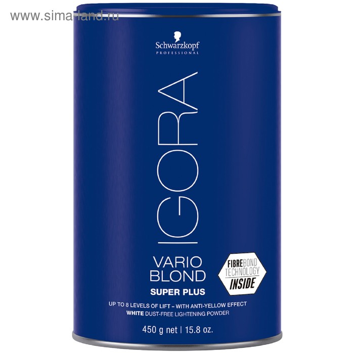 Осветляющий порошок для волос Igora Vario Blond Super Plus, 450 г - Фото 1