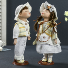 Кукла коллекционная парочка поцелуй набор 2 шт "Поцелуй в белом наряде" 30 см МИКС - Фото 2