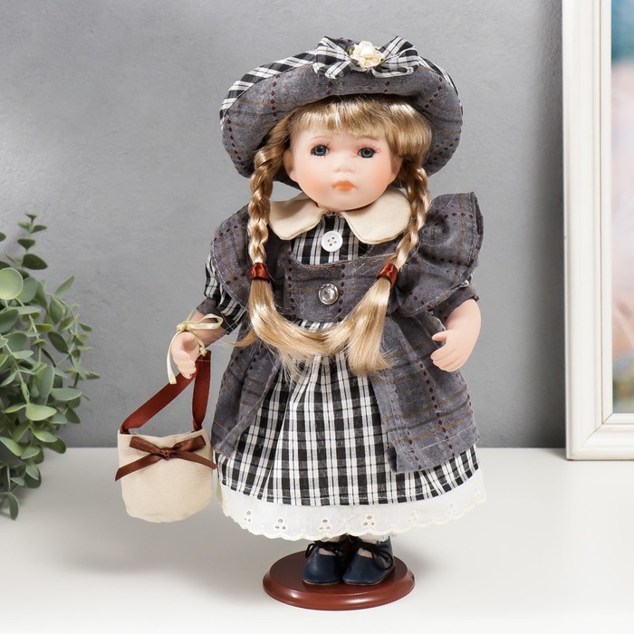 Кукла коллекционная керамика "Аннушка" 30 см - Фото 1