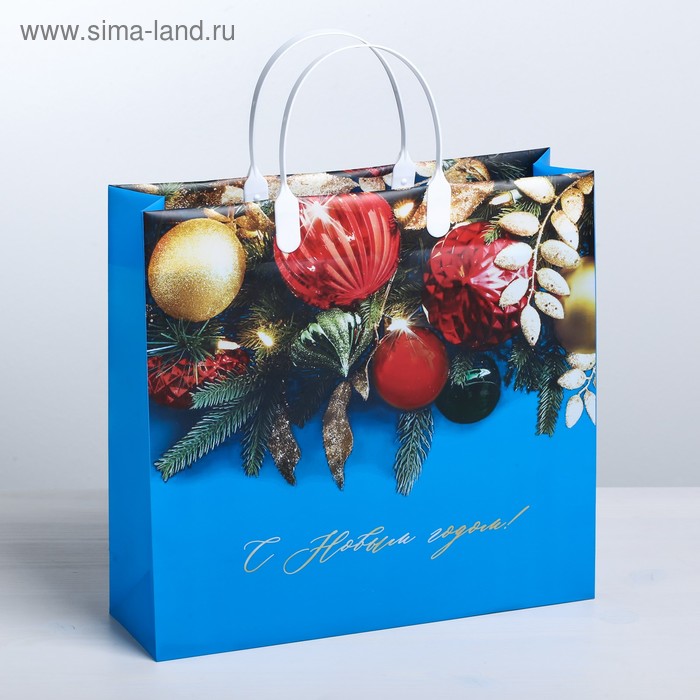 Пакет подарочный пластик «Игрушки», 30 × 5 × 30 см - Фото 1