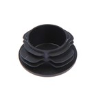 Заглушка для труб круглая, d=73, черная (комплект 30 шт) - фото 24606627