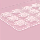 Форма для конфет и шоколада KONFINETTA «Пористый шоколад», 33×16.5×2.5 см, 18 ячеек 3×3×1 см, пластик, прозрачная 4488601