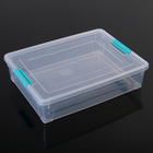 Контейнер для хранения с крышкой Smart Box, 3,8 л, 32×24×7 см, цвет МИКС - Фото 4