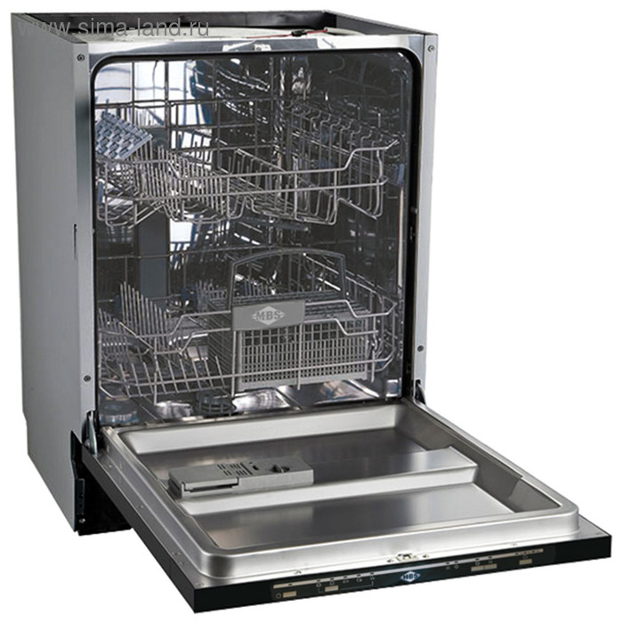 Посудомоечная машина MBS DW-604, встраиваемая, класс А++, 12 комплектов, 5 программ