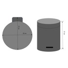 Ведро мусорное с педалью Доляна, 7 л, нержавеющая сталь, хромированное - Фото 7