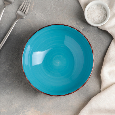 Тарелка глубокая «Яркое море», 540 мл, d=18 см, цвет МИКС