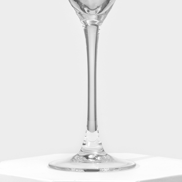 Набор стеклянных бокалов для шампанского «Время дегустаций. Шампань», 160 мл, 4 шт - фото 1908502821