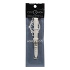 Ремешок для часов «Соломон» 12 мм, натуральная кожа, длина 20 см, белый с тиснением - Фото 4