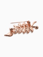 Брошь « Соло» веточка, цветная в золоте - Фото 3