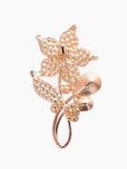 Брошь «Цветок» нежности, цвет розово-белый в золоте - Фото 2