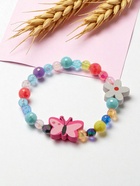 Браслет детский «Выбражулька. Бабочка с цветочком», d=5 см, МИКС - Фото 3