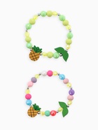 Браслет детский «Выбражулька. Ананас с листочками», d=5 см, МИКС - Фото 1