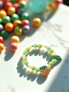 Браслет детский «Выбражулька. Ананас с листочками», d=5 см, МИКС - Фото 3