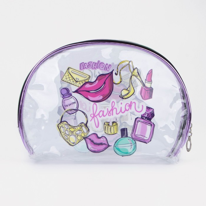 Косметичка на молнии, цвет прозрачный 18866