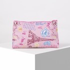 Косметичка простая, отдел на молнии, цвет розовый - Фото 2