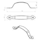 Ручка-скоба РС-71, полимер 4668249