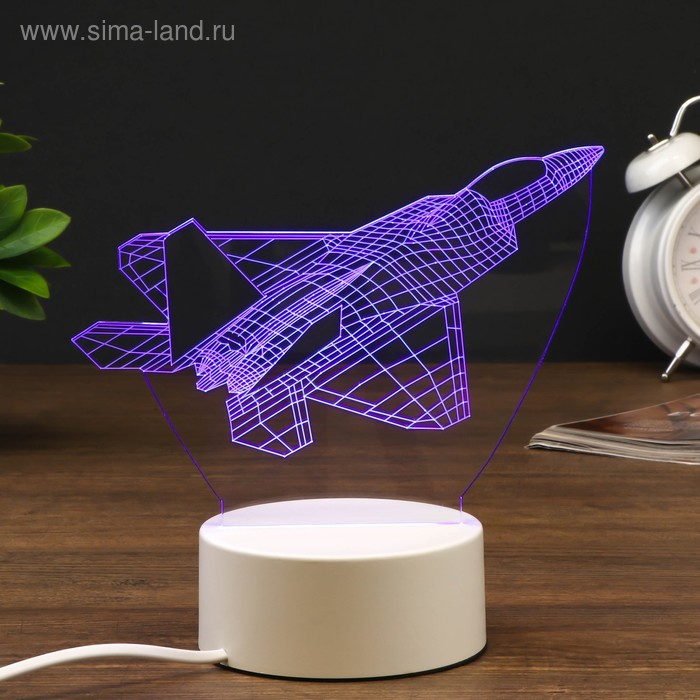 Светильник «Истребитель» LED RGB от сети RISALUX - Фото 1