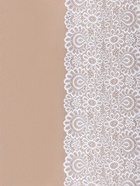 Кружевная эластичная ткань, 190 мм, 2.7±0.5 м, молочная - Фото 2