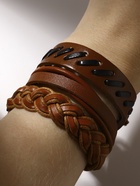 Браслет кожа «Тревел», 3 шт. коричневый, d=7.5 см  (артикул 4454828)  большой выбор товаров оптом и в розницу по низким ценам с доставкой