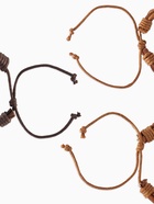 Браслет кожа «Тревел», 3 шт. коричневый, d=7.5 см  (артикул 4454828)  большой выбор товаров оптом и в розницу по низким ценам с доставкой