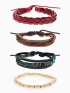 Набор браслетов «Радужный», 4 шт. кожа, цветной, d=8 см - Фото 2