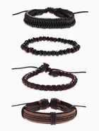 Браслет кожа "Фита", цвет коричневый, d=7,5 см - фото 809270498