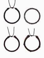 Браслеты кожаные «Фита», 4 шт. коричневые, d=7.5 см - Фото 3