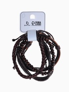 Браслеты кожаные «Фита», 4 шт. коричневые, d=7.5 см - Фото 10