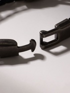 Браслет кожа «Совушка», чёрный в серебре, L=20 см - Фото 7