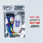 Шнурки для обуви 110см, цвет радуга «Никогда не сдавайся», пара + переводное тату - Фото 6