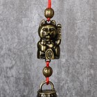 Колокольчик металл "Манэки-нэко и феникс с узлом счастья" h=4,7 см 33х4,7х4,7 см - фото 8659888