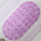 Коврик противоскользящий в ванну на присосках Доляна «Крупная галька», 35×65 см, цвет МИКС - Фото 2