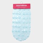 Коврик противоскользящий в ванну на присосках Доляна «Крупная галька», 35×65 см, цвет МИКС - Фото 6