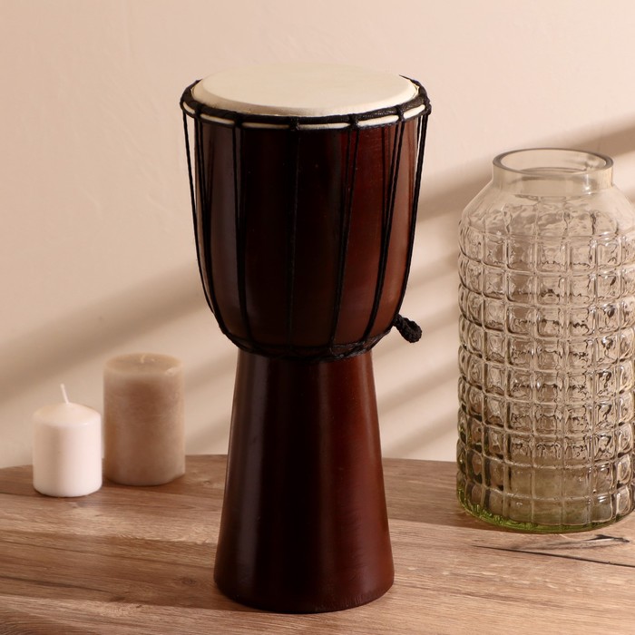 Сувенирный музыкальный инструмент «Барабан Джембе классический», 40×18×18 см - Фото 1