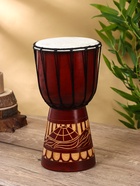 Сувенирный музыкальный инструмент "Барабан Джембе Узоры" 30х15х15 см   МИКС 4499212 Сувенирный музыкальный инструмент "Барабан Джембе Узоры" 30х15х15 см   МИКС 4499212