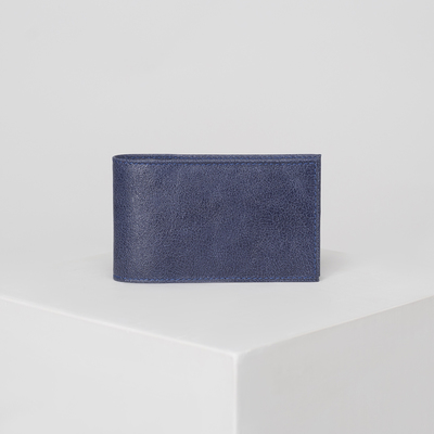 Визитница, 1 ряд, 18 листов, цвет синий