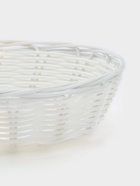 Корзинка для фруктов и хлеба Доляна «Молоко», 18×13×5 см, пластик, плётеная, белая 4469372