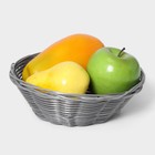 Корзинка для фруктов и хлеба Доляна «Плуг», 20×20×6 см - фото 8517858