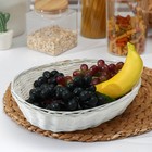 Корзинка для фруктов и хлеба Доляна «Молоко», 27×22×6 см - Фото 1