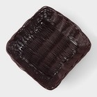 Корзинка для фруктов и хлеба Доляна «Шоко», 20×20×6,5 см - фото 4288508