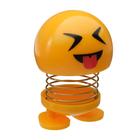 Игрушка на панель автомобиля «Смайл на пружинке» желтый - Фото 2